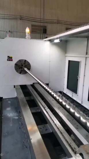 Máquina fresadora de parafuso CNC especial para processamento de máquinas de moldagem por injeção de parafuso com profundidades de ranhura iguais e variáveis