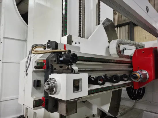 Fanuc e mesa rotativa CNC 6 eixos máquina perfuradora de furo profundo para fabricação de moldes (ZJR10